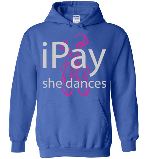 iPay she dances ballet. Adult. Hoodie