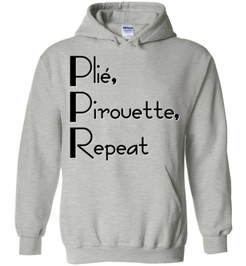 Plie Pirouette Repeat. Youth. Hoodie