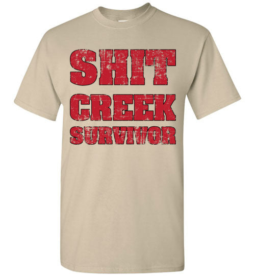 Shit Creek Red. Adult. SS Tshirts