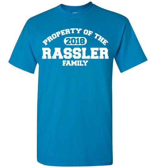 Property of Rassler. Adult. SS Tshirt