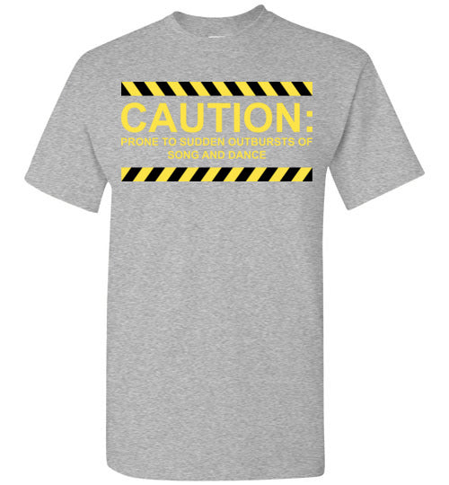 Caution, Song and Dance. Youth. SS Tshirt