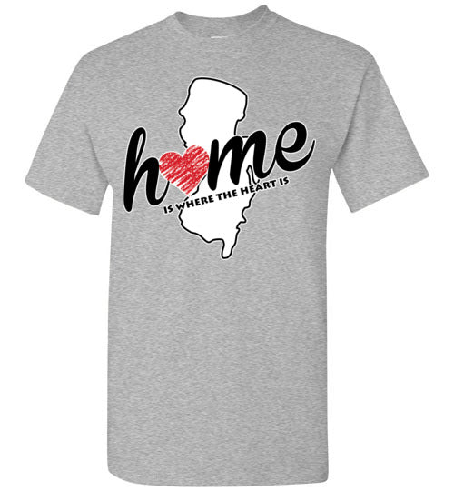 New Jersey Home. Adult. SS Tshirt
