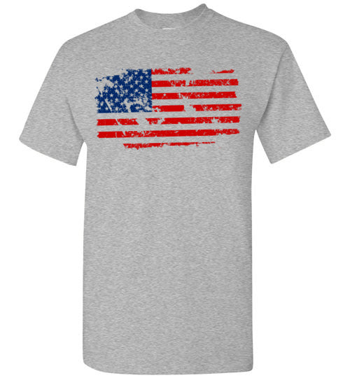 Distressed Flag. Youth. SS Tshirt