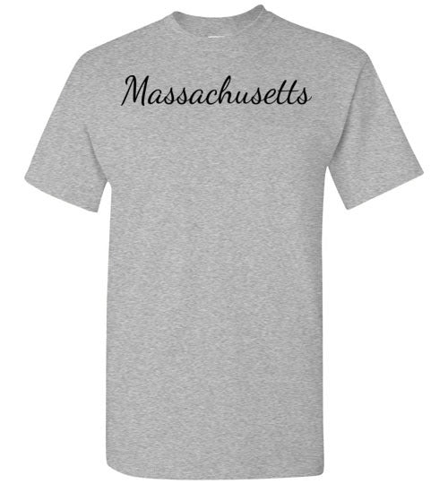 Massachusetts. Adult. SS Tshirt
