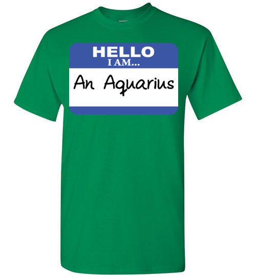 An Aquarius. Adult. SS Tshirt