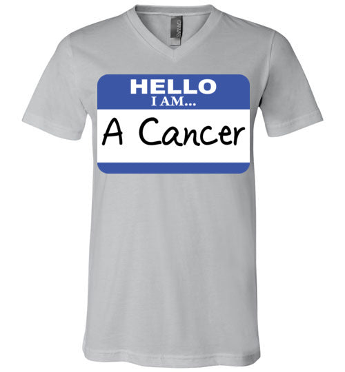 A Cancer. Adult. Unisex Vneck