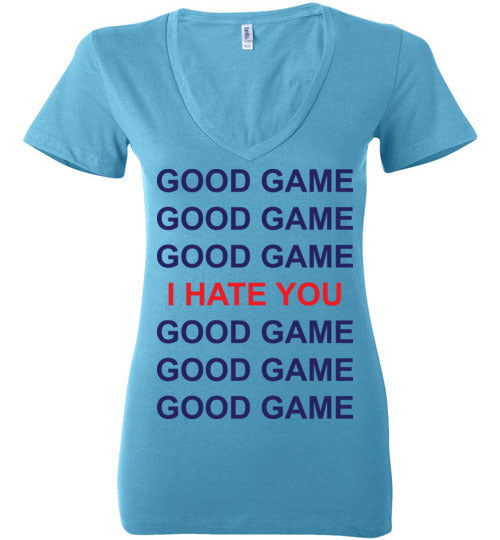 Good Game. Adult. Ladies Deep Vneck