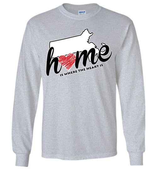Massachusetts Home. Youth. LS Tshirt