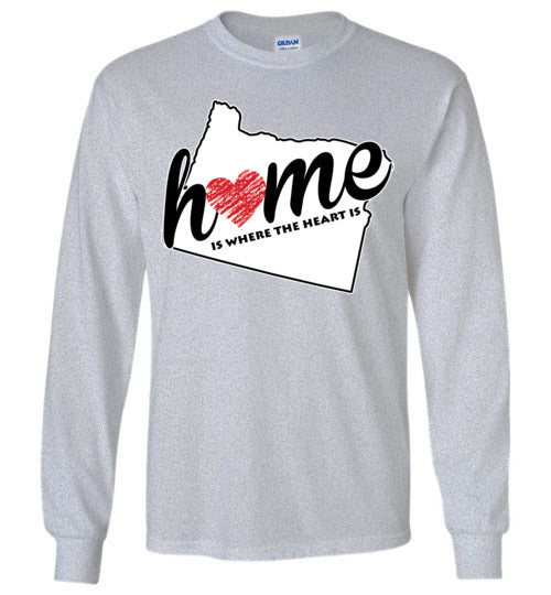 Oregon Home. Adult. LS Tshirt