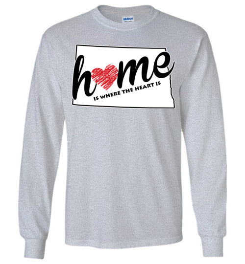 North Dakota Home. Youth. LS Tshirt
