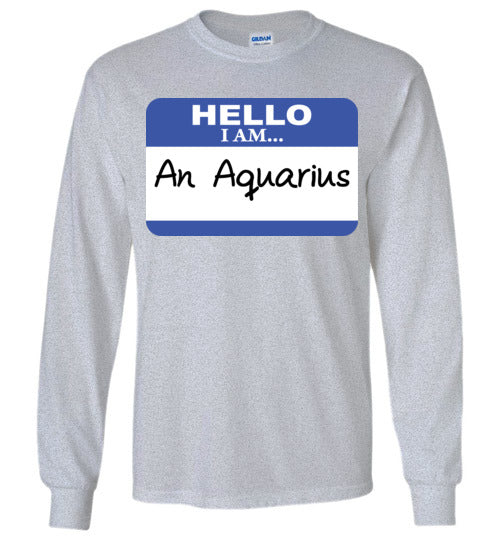 An Aquarius. Youth. LS Tshirt