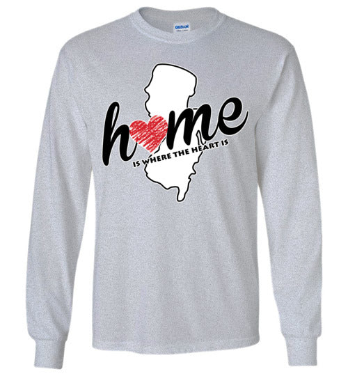 New Jersey Home. Youth. LS Tshirt
