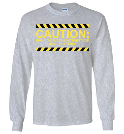 Caution, Song and Dance. Youth. LS Tshirt