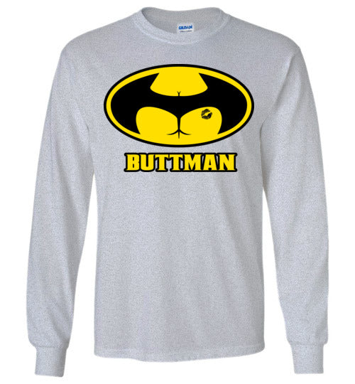 Buttman Lips. Adult. LS Tshirt