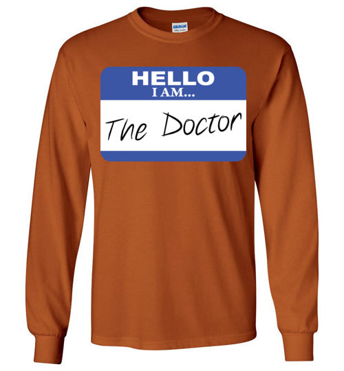 The Doctor. Adult. LS Tshirt