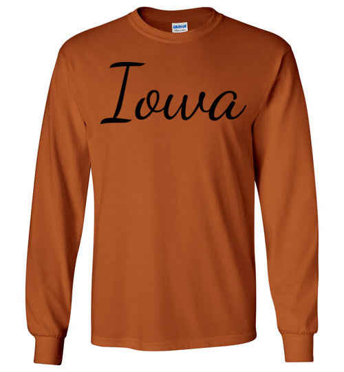 Iowa. Adult. LS Tshirt