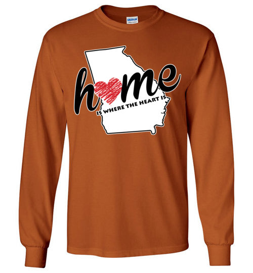 Georgia Home. Adult. LS Tshirt