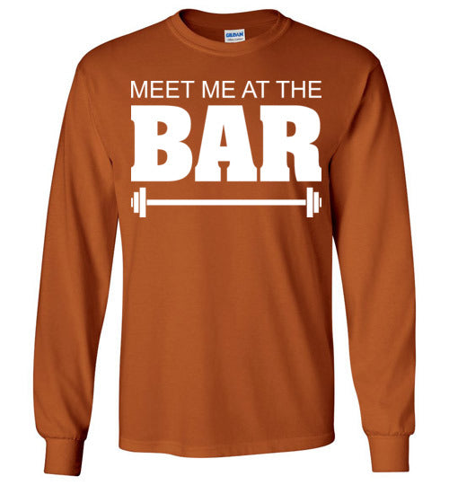 Meet me at the Bar. Adult. LS Tshirt