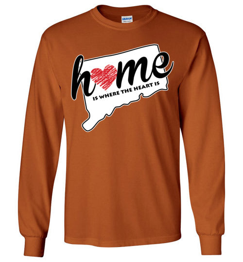Connecticut Home. Adult. LS Tshirt