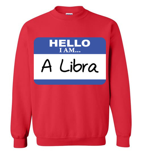 A Libra. Adult. Crewneck Sweatshirt