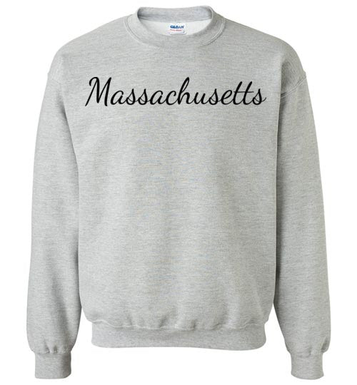 Massachusetts. Adult. Crewneck