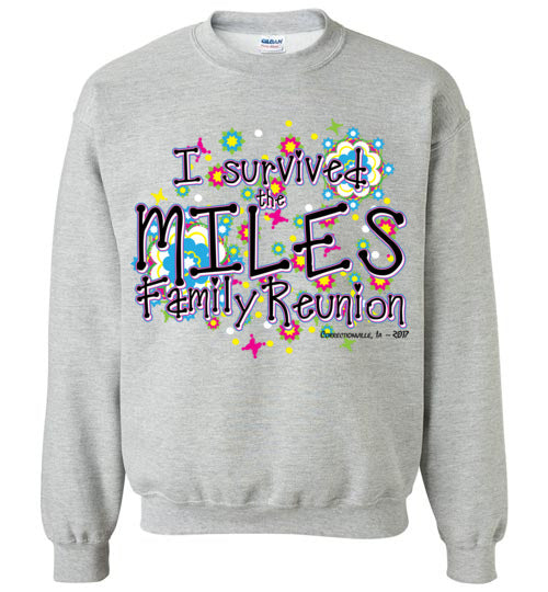 Butterflies and Flowers. Youth. Crewneck Sweatshirt.