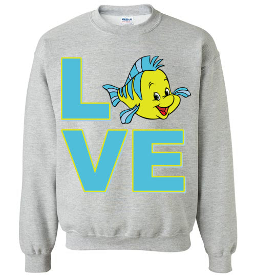 Love Flounder. Youth. Crewneck