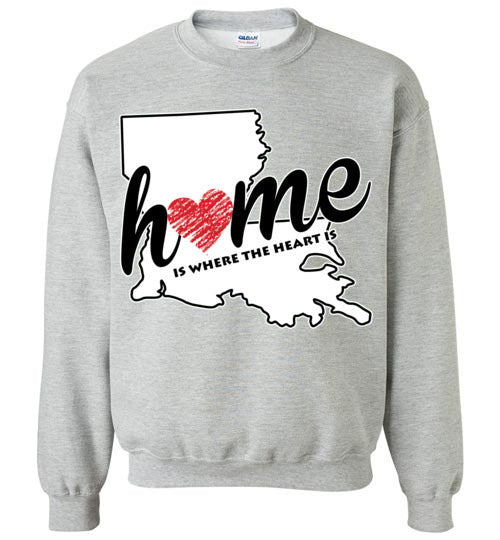 Louisiana Home. Adult. Crewneck