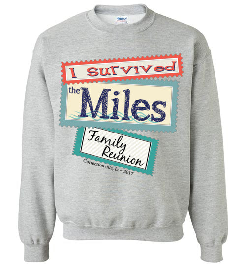 Reunion Stamps. Youth. Crewneck Sweatshirt