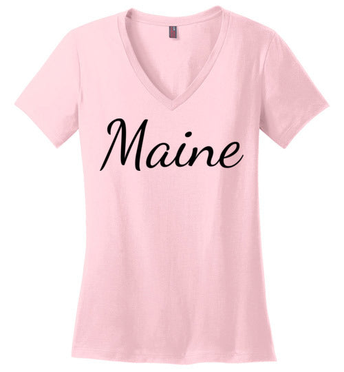 Maine. Adult. Ladies Perfect Vneck