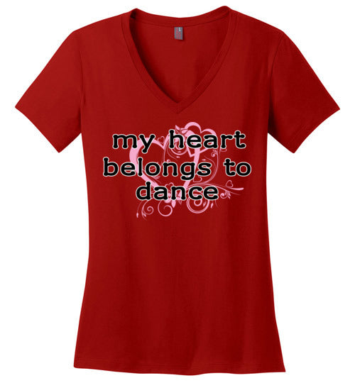 My Heart ... Adult. Ladies Perfect Vneck