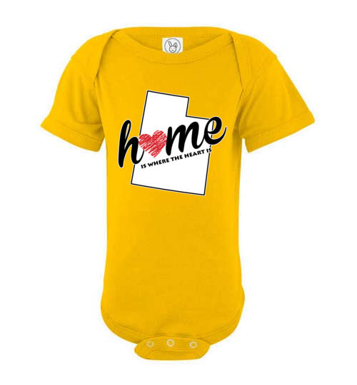 Utah Home. Infant. SS Onesie