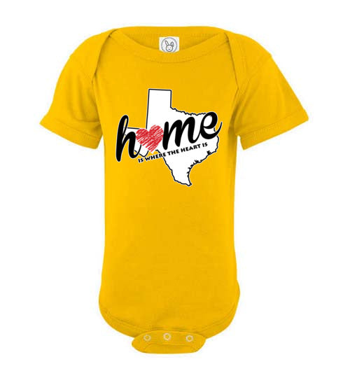 Texas Home. Infant. SS Onesie