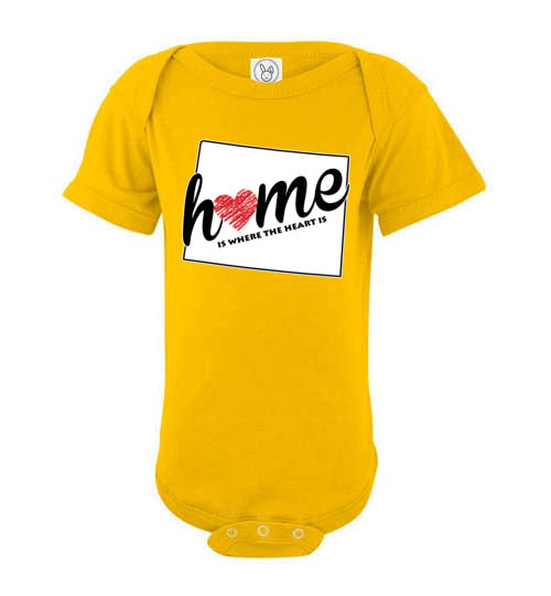 Wyoming Home. Infant. SS Onesie