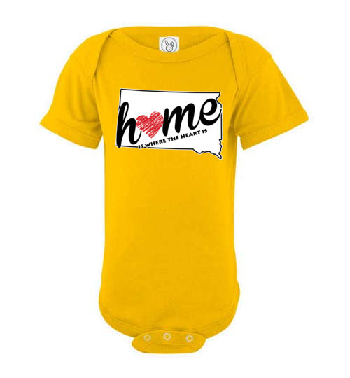 South Dakota Home. Infant. SS Onesie