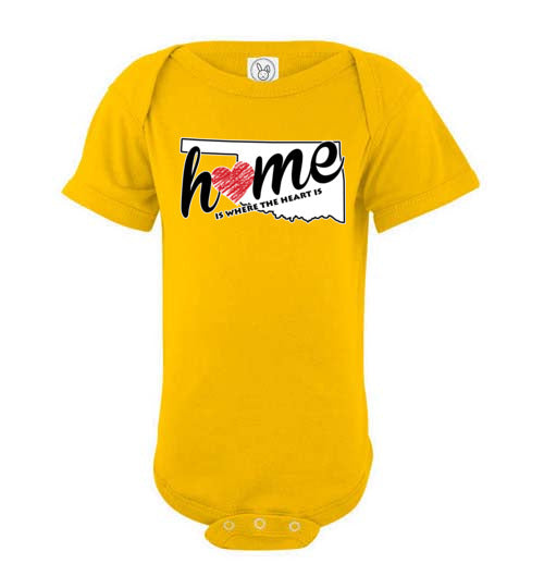 Oklahoma Home. Infant. SS Onesie