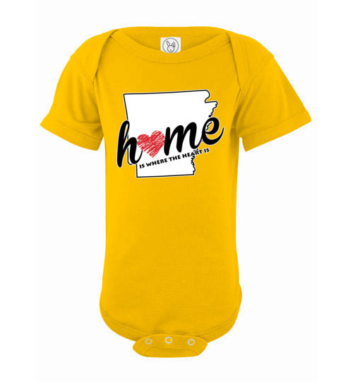 Arkansas Home. Infant. SS Onesie