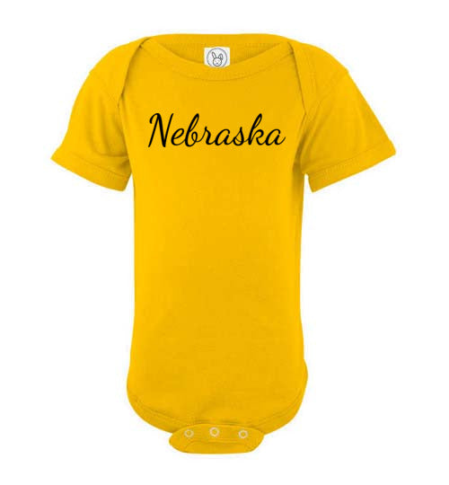 Nebraska. Infant. SS Onesie