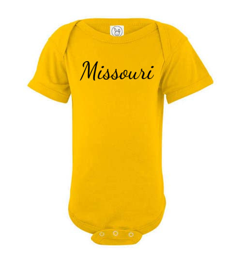 Missouri. Infant. SS Onesie