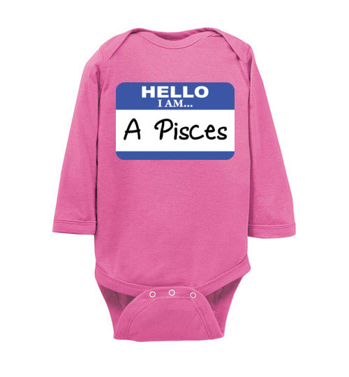 A Pisces. Infant. LS Onesie