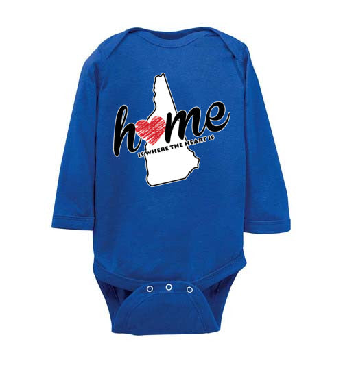 New Hampshire Home. Infant. LS Onesie