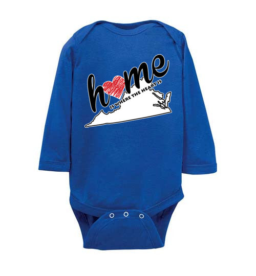 Virginia Home. Infant. LS Onesie