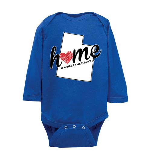 Utah Home. Infant. LS Onesie