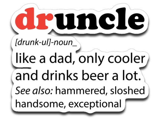 druncle. Decal