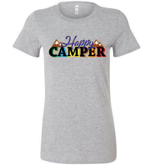 Happy Camper. Adult. Ladies Favorite Tee
