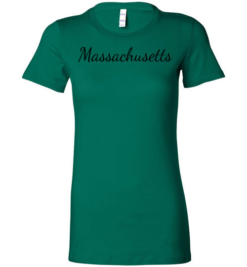 Massachusetts. Adult. Ladies Favorite Tee