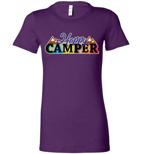 Happy Camper. Adult. Ladies Favorite Tee