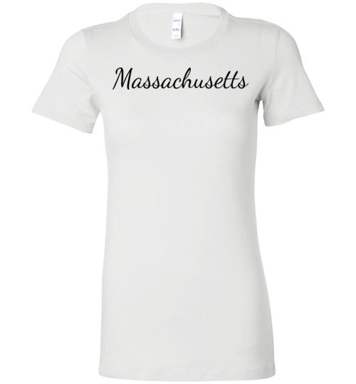 Massachusetts. Adult. Ladies Favorite Tee