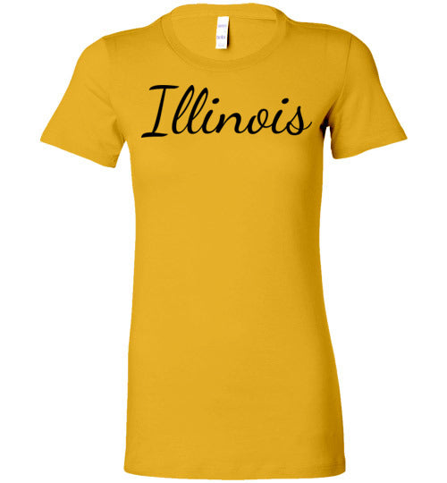 Illinois. Adult. Ladies Favorite Tee