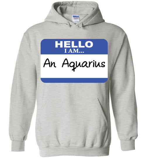An Aquarius. Adult. Hoodie
